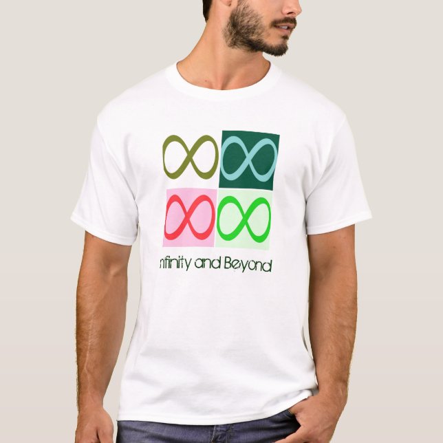 Oändlighet och bortom tee shirt (Framsida)