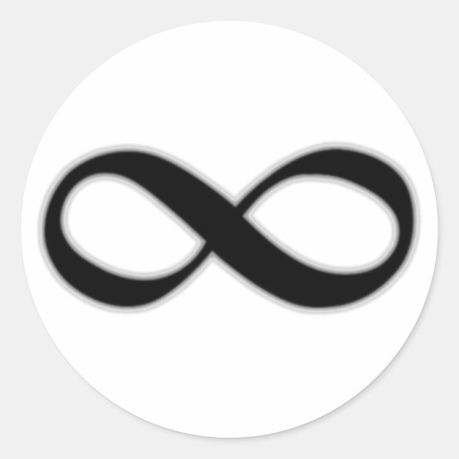 Oändlighet Runt Klistermärke (Framsida)