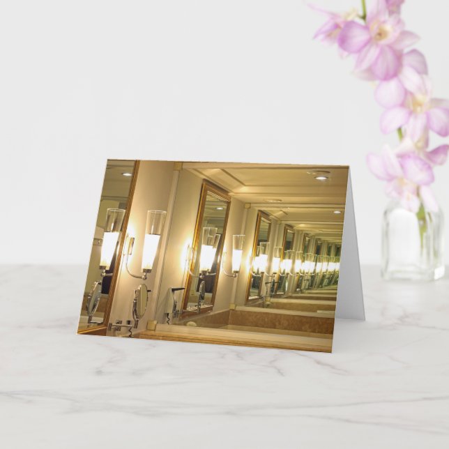 Oändlighet spegel kort (Orkide)