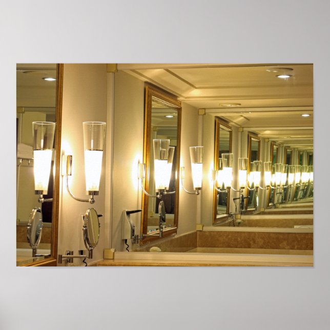 Oändlighet spegel poster (Framsidan)