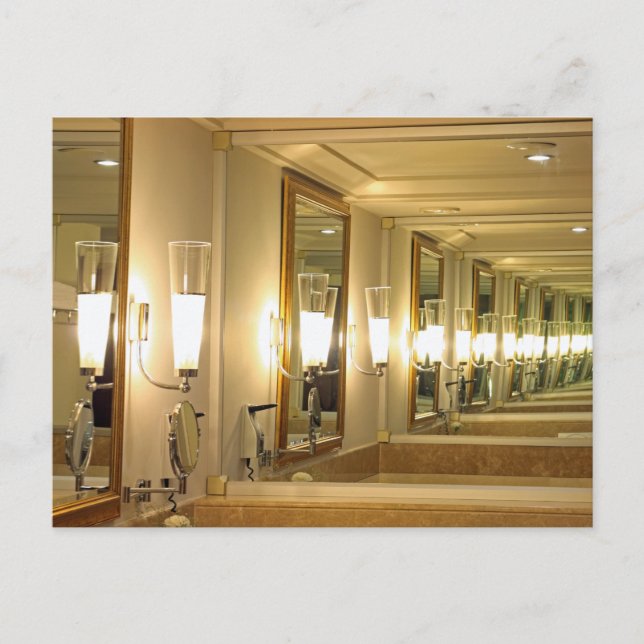 Oändlighet spegel vykort (Framsida)