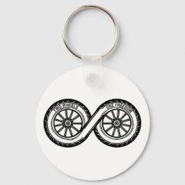 Oändlighet Tvåhjulig Frihet Nyckelring
