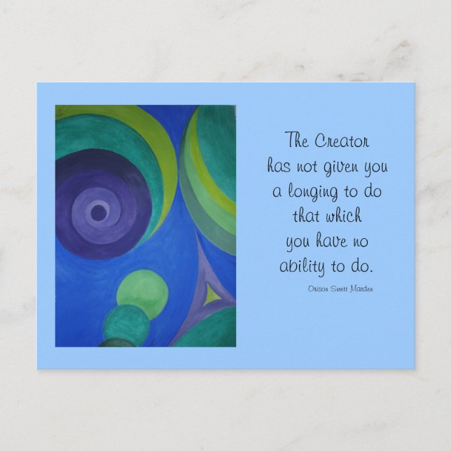 Oändlighet Vykort (Framsida)