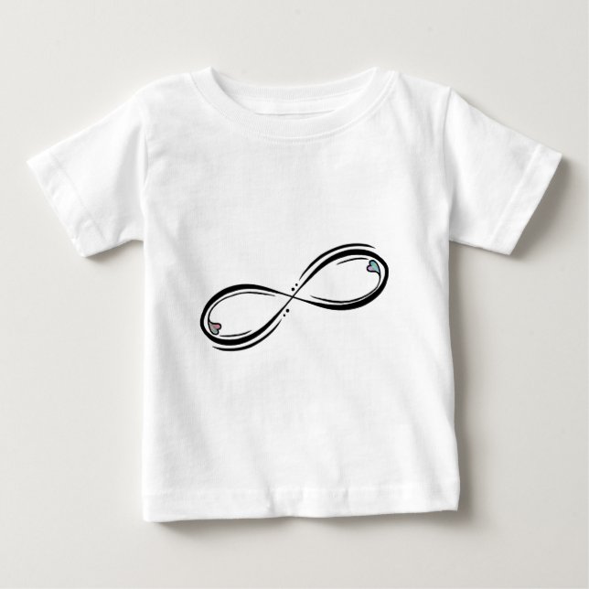 Oändligheten buktar tee shirt (Framsida)