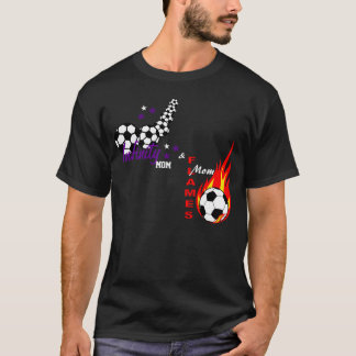 Oändligheten & flammar utslagsplatsen tee shirt