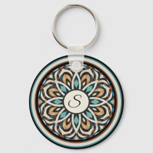 Oändlighetsblomma Mandala Nyckelring