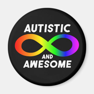 Oändlighetssymbol för autism och Fantastisk Magnet