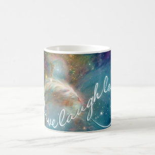 Oändlighetssymbol för fantastisk, "Live Laugh K Kaffemugg