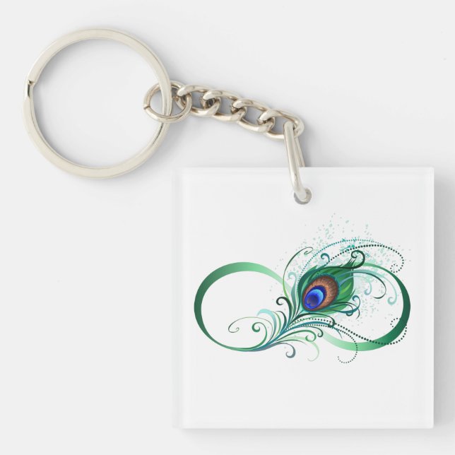 Oändlighetssymbol med Peacock Feather (Framsidan)