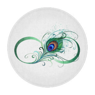 Oändlighetssymbol med Peacock Feather