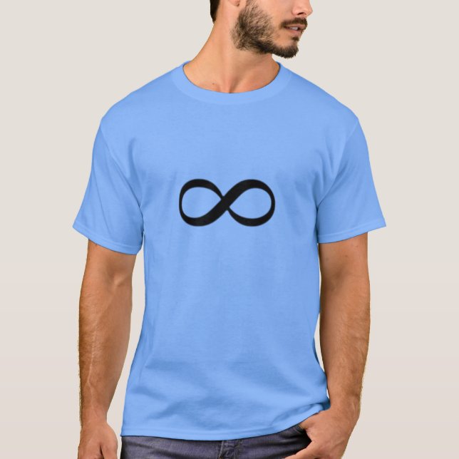 Oändlighetssymbol Tee Shirt (Framsida)