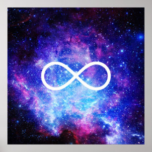 Oändlighetssymbolnebula Poster