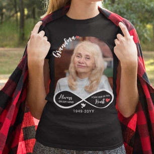 Oändligt Foto Grandma Memorial T Shirt