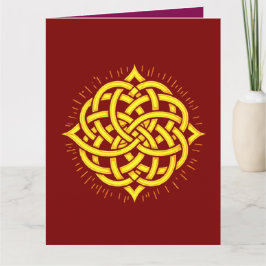 Oändligt Harmony: Helig Mandala Celtic Symbol Art Kort