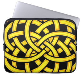 Oändligt Harmony: Helig Mandala Celtic Symbol Art Laptop Fodral