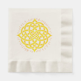 Oändligt Harmony: Helig Mandala Celtic Symbol Art Pappersservett