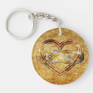 Oändligt Heart-BiColor-dubbla för symbol