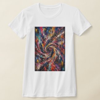 Oändligt Kaos | Abstrakt Virvel T Shirt