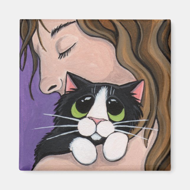 Oändligt Kärlek - Kattmagnet Magnet (Framsidan)