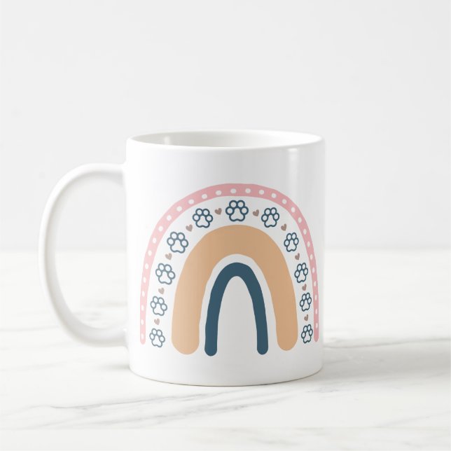 Oändligt kärlek som delas mellan människor och Hun Kaffemugg (Vänster)