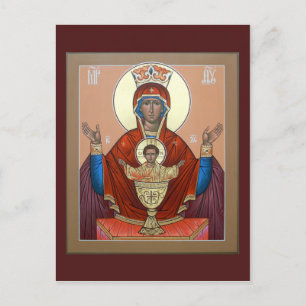 Oändligt Kopp Prayer Card Vykort