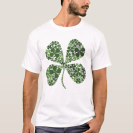 Oändligt Lycklig Fyrklöver T Shirt