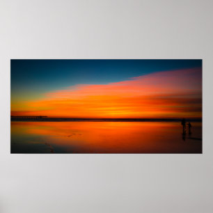 Oändligt solnedgång tillsammans poster