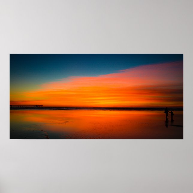 Oändligt solnedgång tillsammans poster (Framsidan)