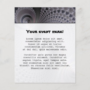Oändligt Spiral - Fractal Art Flygblad