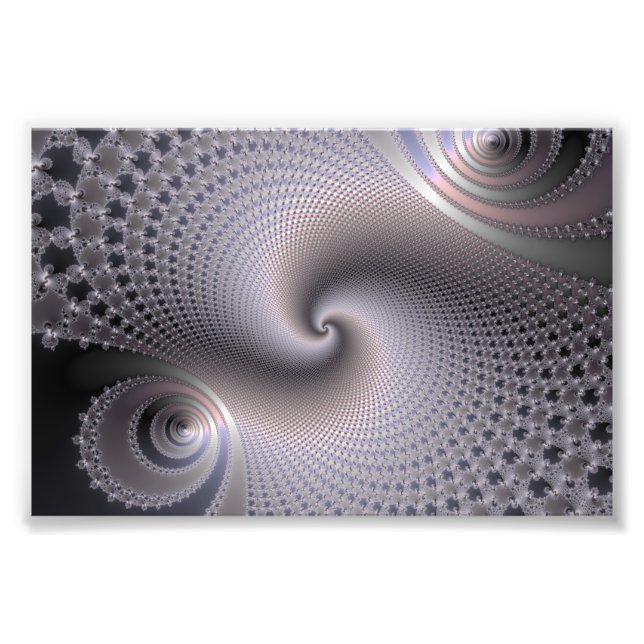 Oändligt Spiral - Fractal Art Fototryck (Framsidan)