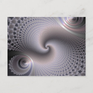 Oändligt Spiral - Fractal Art Vykort