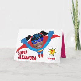 Oändligt superhjälte Birthday Fantastisk-presentko Kort
