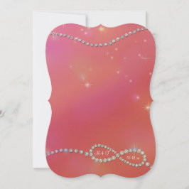 Oändligt symboltecken Infinite Kärlek Twinkling Li Inbjudningar