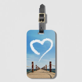 Oändligt Väg Heart-Shaped Cloud Bagagebricka