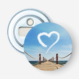 Oändligt Väg Heart-Shaped Cloud Flasköppnare