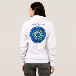 Oändlös sommar | Kustal Sol Fullt-Zip Hoodie T Shirt