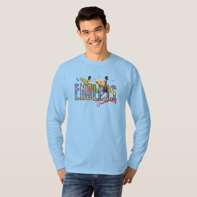 Oändlös sommar | MANAR LÅNGÄRMAD T Shirt (Hel framsida)