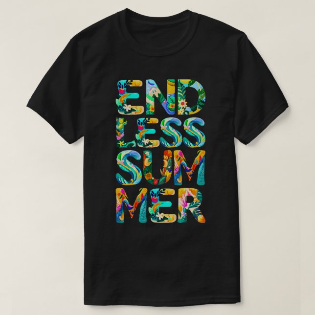 Oändlös sommar t shirt (Design framsida)