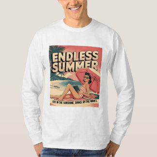 Oändlös sommarretenrbuss t shirt