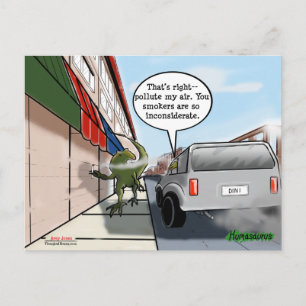 Oansenlig rökare? vykort