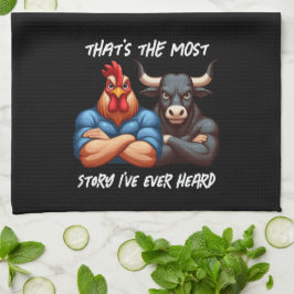 Oanvänd Tupp och OX-mappad Arm Stare Kökshandduk