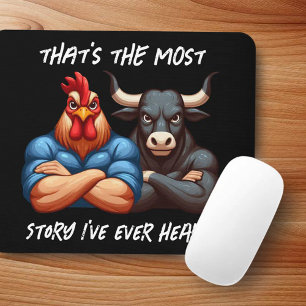 Oanvänd Tupp och OX-mappad Arm Stare Musmatta
