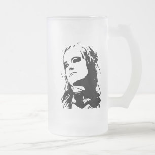 Oanvända Frostat Ölglas