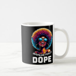 Oapologetiskt drog svarta historiemånaden afrikans kaffemugg