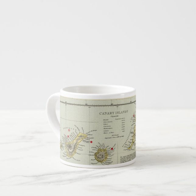 Öar Atlantic Ocean Espressomugg (Framsida vänster)