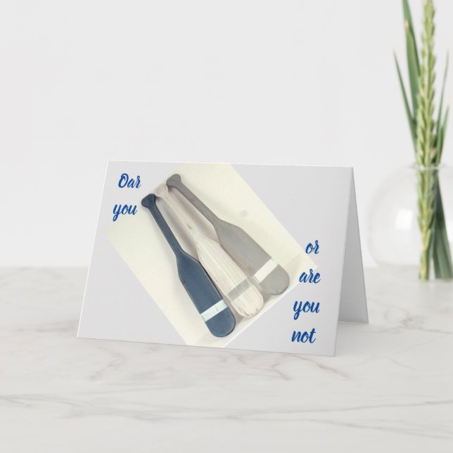 *OAR* DU ELLER *ELLER DU HAR INTE EN BIRTHDAY? KORT (Framsida)