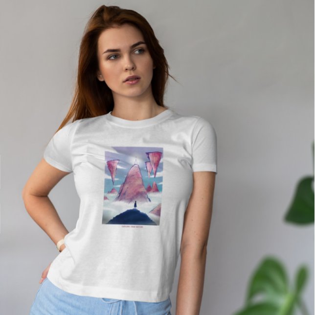 Öar i Clouds Fantasy Landscape T Shirt (Skapare uppladdad)