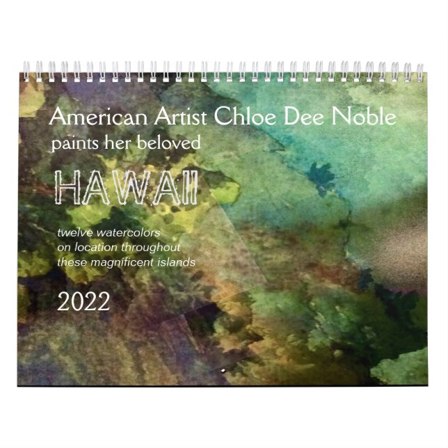 Öar i HAWAII ~ 2022 Calendar Kalender (Omslag)