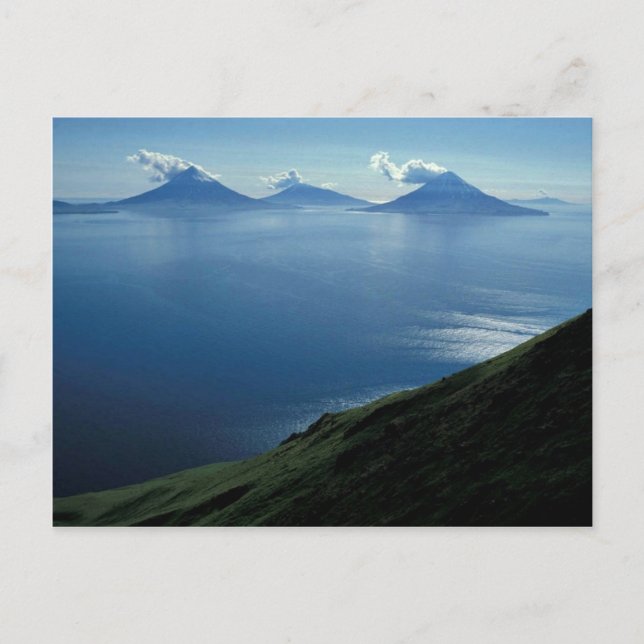 Öar med fyra berg vykort (Framsida)