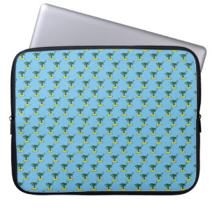 Öar med palmer Mönsterdesign Laptop Fodral